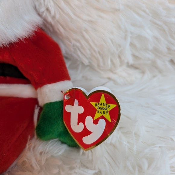 TY Beanie Babies 1998 Ty SANTA BD 12-6-98 - Picture 3 of 8
